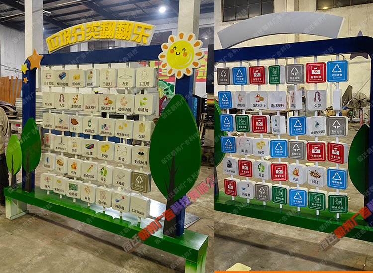 四川成都垃圾分类翻翻乐