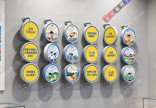 眼镜店翻转文化墙